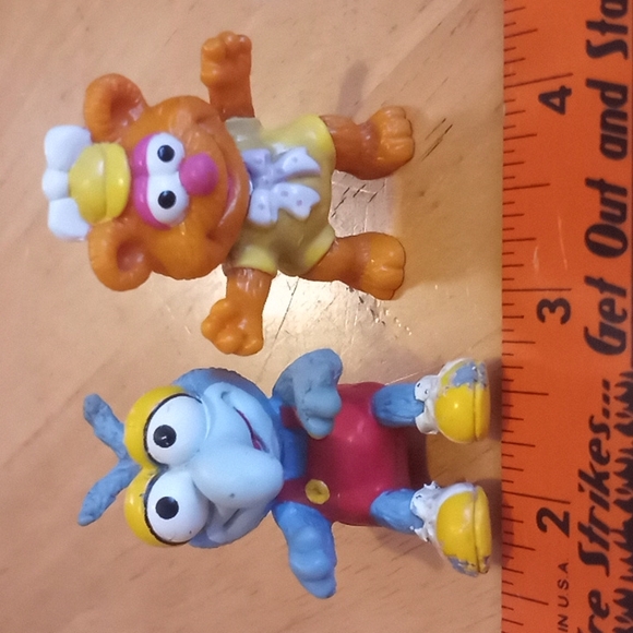 Vintage 1986 Muppets Babies Fozzy & Gonzo McDonald's Happy Meal Toy - Picture 10 of 16